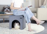 Petsfit Dog House Chair for Indoor Use, Collapsible Washable Pet House for Cat and Puppy