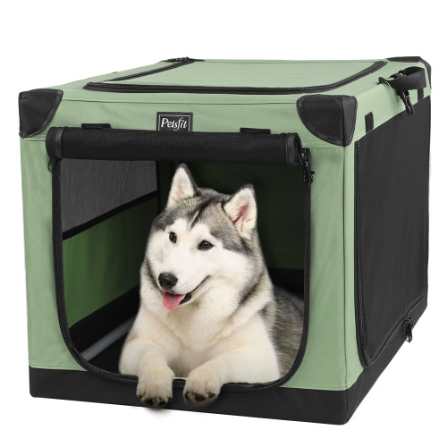 Petsfit Portable Soft Collapsible Dog Crate for Indoor and Travel