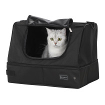 Petsfit Fabric Portable/Foldable Cat Litter Box/Pan for Travel Used Light Weight