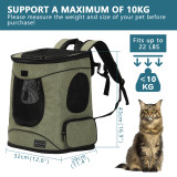 Petsfit Comfortable Dog Cat Backpack Carrier | for Travel Hiking Walking Cycling
