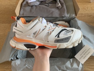 Balenciaga Tess S. Gomma Trek 3.0 White/Orange LED