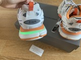 Balenciaga Tess S. Gomma Trek 3.0 White/Orange LED