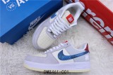 Nike Air Force One Grey Blue Red