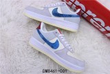 Nike Air Force One Grey Blue Red