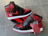 Air Jordan 1 Retro High OG Patent Bred GS
