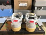 Off White x Nike SB Dunk Low White Orange