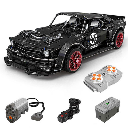 1962 Ford Mustang I Model 2943Pcs Technic Custom Construction Toys Building Block Sports Car with RC Motor