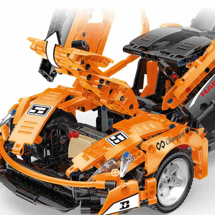 Technic P1 McLaren, 1363Pcs 1:12 RC Sports Car Model Building Blocks DIY Construction Model
