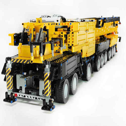 Technic Liebherr Ltm1750 9 1 7068pcs 1 2 4g Rc Crane Model Building Blocks Custom Construction