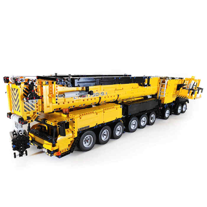 Technic Liebherr LTM1750-9.1, 7068Pcs 1:20 2.4G RC Crane Model Building Blocks, Custom Construction Vehicle Model kit