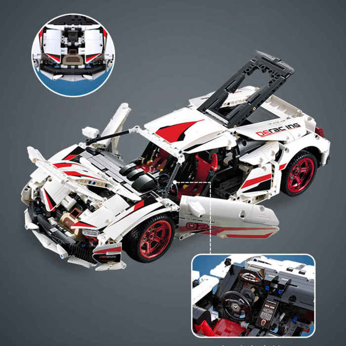 CADA-Technic-HuracanLP-610-1696Pcs-MOC-RC-Sports-Car-Assembly-Model-Building-Blocks-Toys