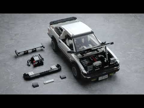 CADA 1234Pcs Technic AE86 RC Car Model 1:10 Drift Race Car Building Blocks Vehicle