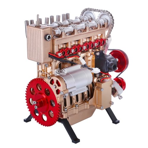 Teching 3D Assembly V4 Car Engine Model 4 Cylinders Engine Education Toys
