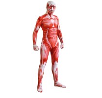 High quality Anime Attack on titan cosplay Shingeki no Kyojin cosplay Colossal Prop Tights Muscle Man halloween Cosplay costumes