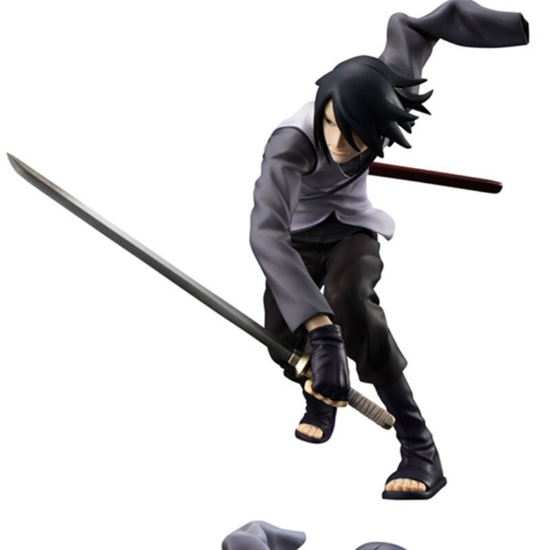 Naruto Action Japanese Anime Uchiha Sasuke Boruto Movie Figure Toys Juguete Bonecos 19cm Pvc Model Brinquedos