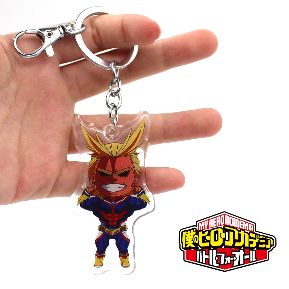 My Hero Academia Keychain Bakugo Katsuki Acrylic Key Ring Anime Collection Gift