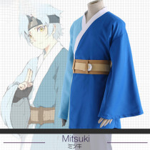 Anime Boruto Naruto Shippuden Mitsuki Cosplay Costume Kimono Set Tops Pants Waist pack