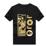 JoJo Bizarre Adventure T Shirt Funny Design Manga Anime T-shirt Cool black T shirt Men Fashion Printed Tee