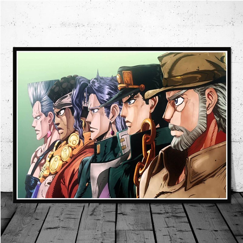 Poster And Prints Jojo S Bizarre Adventure Action Japan Anime Kid