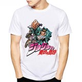 Jojo Bizarre Adventure T Shirt Men Vintage Joestar Joseph T-shirt For Men Plus Size Model cool Tee Shirt Homme S-3XL Camiseta