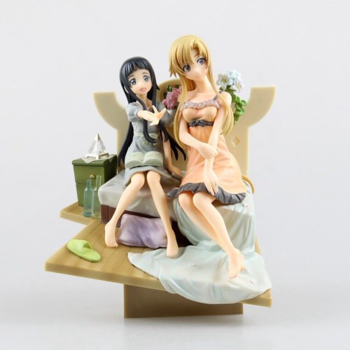 Anime Figure 20.5 CM Sword Art Online Asuna & Yui 1/8 Scale PVC Action Figure Collectible Model Toy Gift