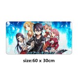 SIANCS 60x30cm Sword Art Online Mouse pad Anime Sexy XL Large Fashion Mousepad  For Speed Gamer Laptop Rubber Notebook mat