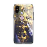 Sword art online alicization UW Tempered Glass Soft Silicone Phone Case For Apple iPhone 6 6s 7 8 Plus X XR XS MAX