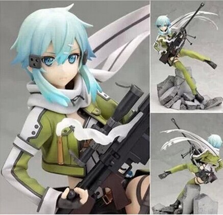 NEW hot 22cm Sword Art Online Asada Shino sao action figure toys collection doll toy Christmas gift with box