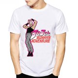 Jojo Bizarre Adventure T Shirt Men Vintage Joestar Joseph T-shirt For Men Plus Size Model cool Tee Shirt Homme S-3XL Camiseta