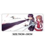 SIANCS 70x30cm Anti-slip Sword Art Online Mouse pad Anime XL Large padmouse For Speed PC desk padmouse accessories Rubber mat
