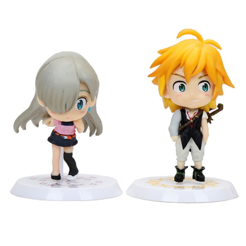 Anime The Seven Deadly Sins Meliodas & Elizabeth Liones Dragon's Sin of Wrath PVC Action Figure