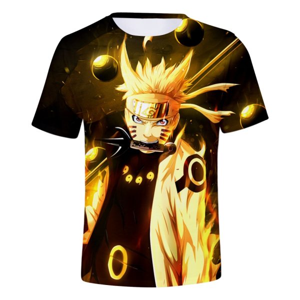 New  Aikooki 3D Naruto t shirt Men/women Fashion Streetwear Hip Hop Harajuku 3D Print Naruto Men's t shirt Clothes Top