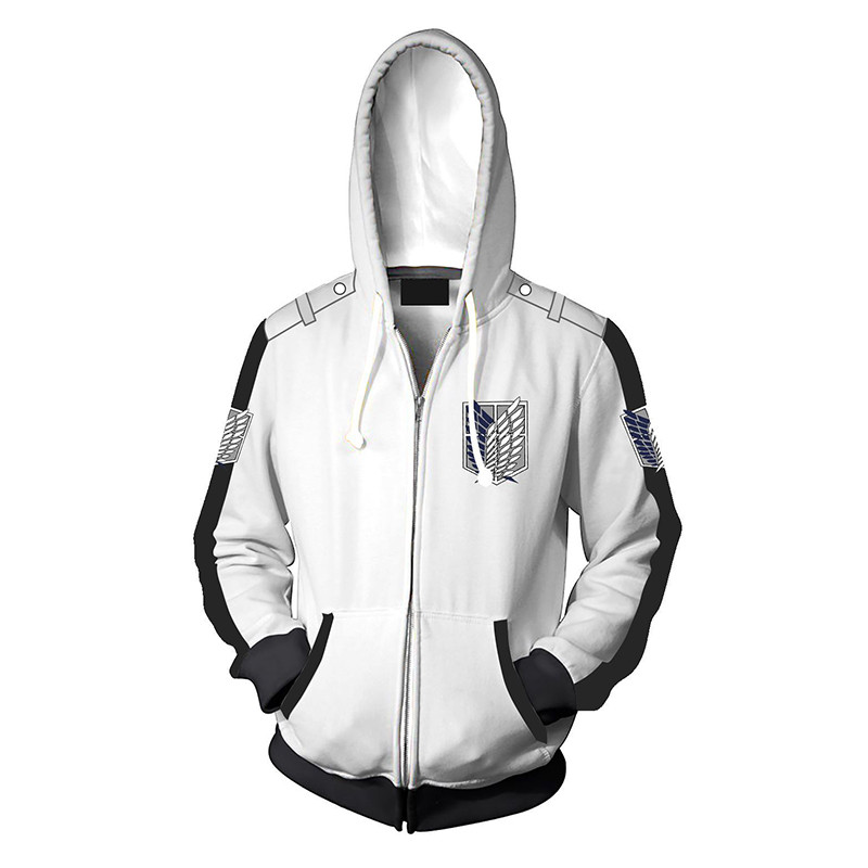 Anime Attack On Titan Hoodie Jacket Shingeki No Kyojin Legion Eren