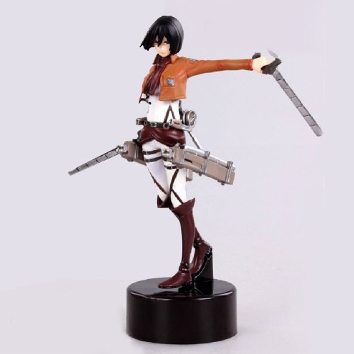 Peradix High Quality Trendy Anime 4.7  Shingeki No Kyojin Mikasa Ackerman PVC Figure Figurine Gift Attack On Titan Toys