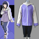 Anime Naruto Shippuuden Hinata Hyuga 2nd Generation Full Combo Set Cosplay Costume Sportswear NARUTO Hoodies + Pants Cosplay