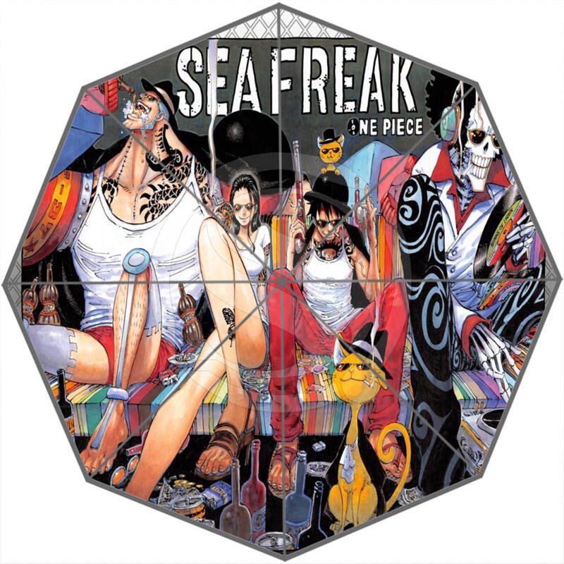 Hot Sale Cool Japanese Anime One Piece Adults Universal Design Fashion Foldable Sun And Rain Umbrella Hot Sale Cool Japanese Anime One Piece Adults Universal Design Fashion Foldable Sun And Rain Umbrella