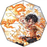 Hot Sale Cool Japanese anime one piece Adults Universal Design Fashion Foldable Sun and Rain Umbrella Free Shipping SQ0602-ON631