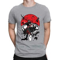 Personality Pictures T Shirt 2018 Uciha Itachi Naruto T-Shirt For Mens Building Quirky Mens Tshirt Cotton Tee Shirt Gift Cotton