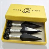 3pcs/box High quality 3styles NARUTO Hatake Kakashi Deidara Haruno Sakura Kunai Shuriken Weapons Cosplay PVC Cosplay Accessories