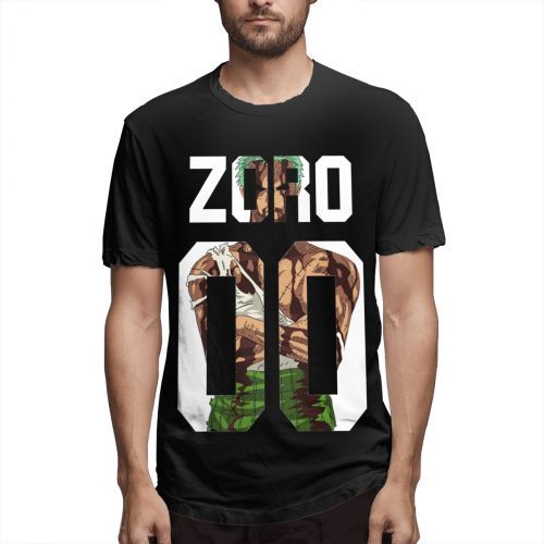  Zoro Man T Shirt New Streetwear Boy One piece T-Shirt Plus Size For Men Wholesale