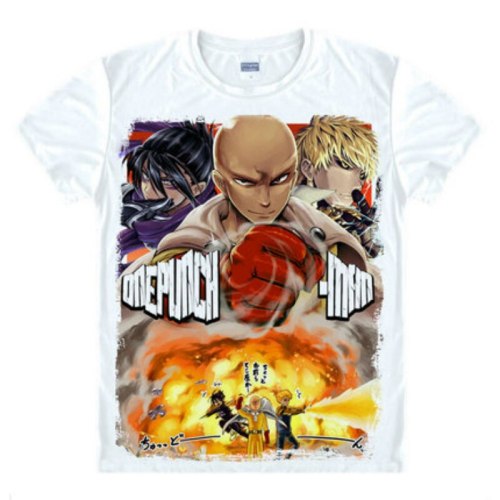 One Punch Man T Shirt Anime ONE Oppai T-shirt ONE PUNCH-MAN re-make Lover Cartoon Tee World Popular Hot comics Clothes