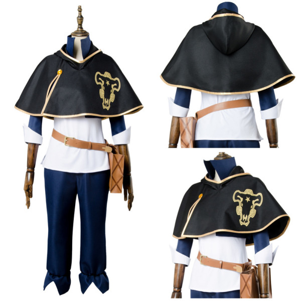 Anime Black Clover Cosplay Costume Bull Asta Cosplay Costume Full Set Halloween Carnival Costumes
