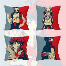 OHCOMICS 16  Anime My Hero Academia All Might Midoriya Cool Red Waist Peach Skin Cushion Pillow Case Cover Home Costume Decor