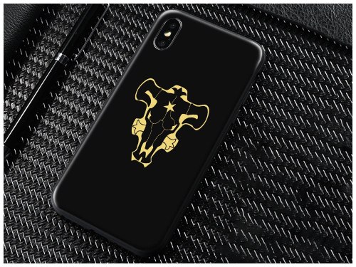 Black bull Logo Black Clover Anime TPU Soft Silicone Phone Case Cover Shell For Apple iPhone 5 5s Se 6 6s 7 8 Plus X XR XS MAX