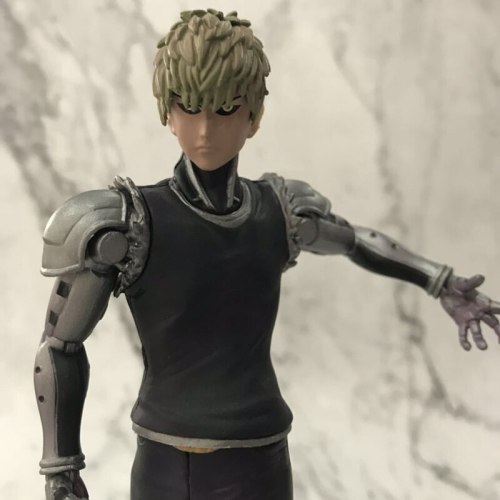 Anime One Punch Man Genos 3 Generation Ver PVC Action Figure Collectible Model doll toy 20cm
