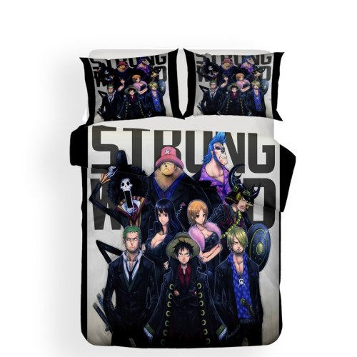 HELENGILI 3D Bedding Set One Piece Print Duvet Cover Set Bedcloth with Pillowcase Bed Set Home Textiles #OP-02