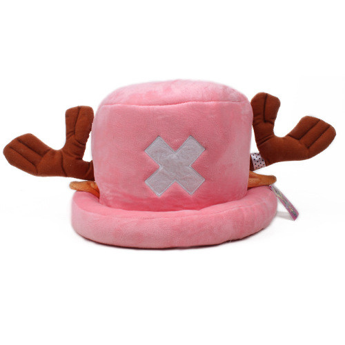 Anime One Piece plush toys cosplay Tony Chopper plush cotton hat warm winter hat cartoon cap for children gift