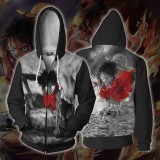 Japanese Anime 3D One Piece Trafalgar Law Hoodie Zip Hooded Cosplay Sweatshirts Fashion Men Luffy Uniform Clothes