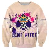 NEW FASHION MEN WOMEN One Piece funny skull pink 3D Print Sweat shirts Pullovers Tracksuit Streetwear Loose Thin Hoody Tops