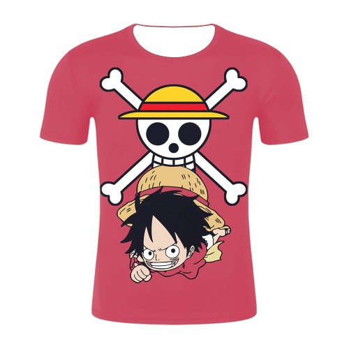 T-shirt Men Women T-shirt Anime Cartoon 3D Print T shirt Naruto/One Piece/Dragon Ball/One Punch Man Top Tee
